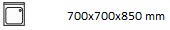 700x700x850