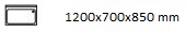 1200X700X850