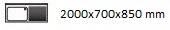 2000X700X850 D