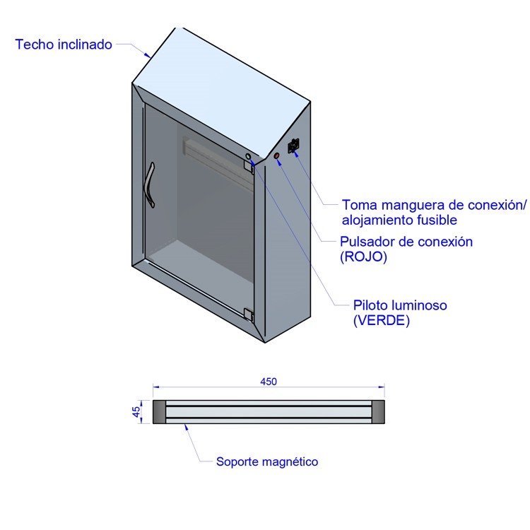 ARMARIO ESTERILIZADOR DE CUCHILLOS CON OZONO