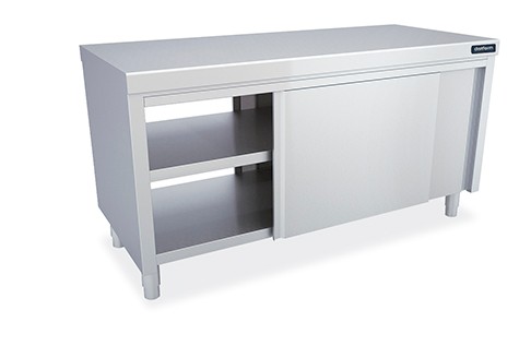 mueble central pasante con encimera distform con puertas