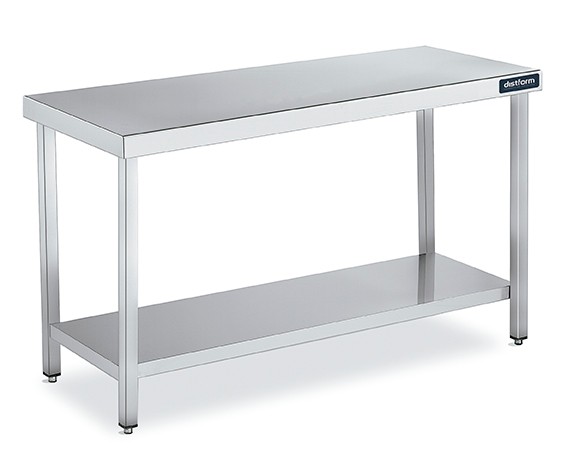 mesa central gama 800 con estante distform