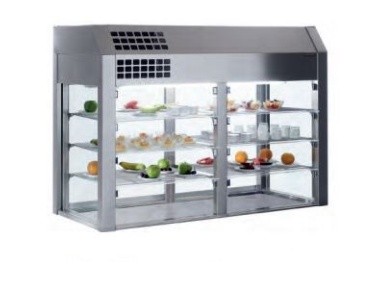 VITRINA REFRIGERADA 3 NIVELES CON BASE SELF-SERVICE