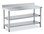 mesa mural gama 700 con doble estante distform