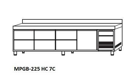 mesas refrigeradas para hosteleria altura 600 mm 5