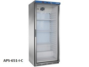 ARMARIOS REFRIGERADOS SERIE ECO CON PUERTA DE CRISTAL EXTERIOR INOX 2