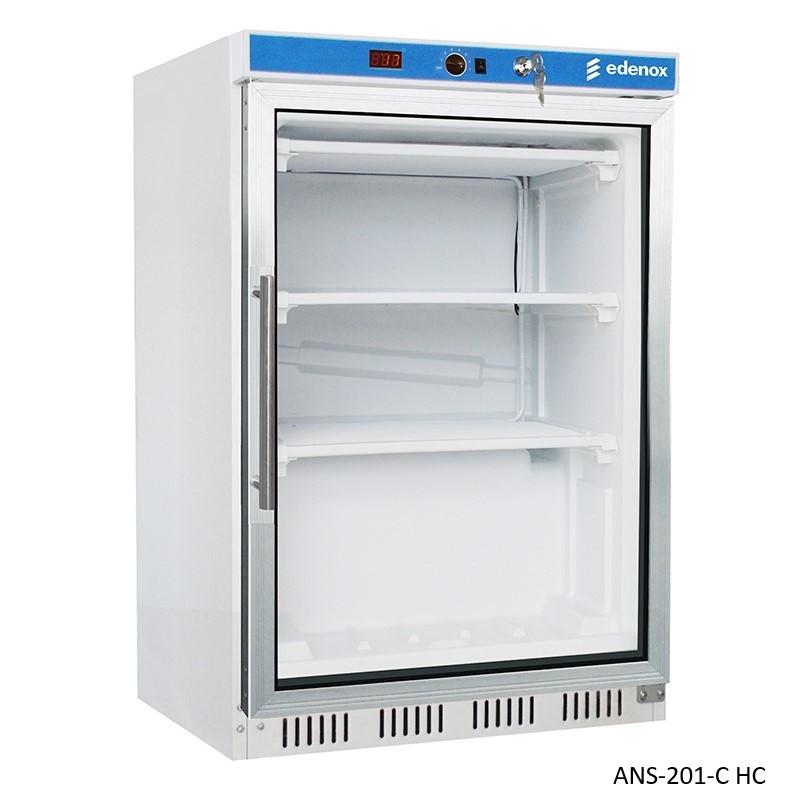 congelador expositor con puerta de cristal hosteleria pasteleria edenox