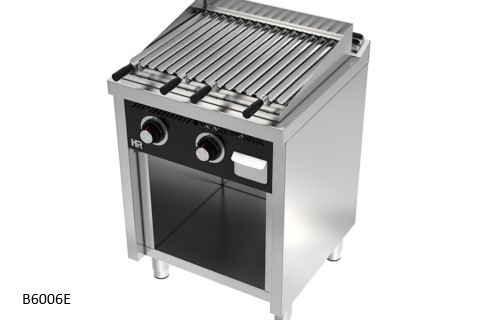 barbacoa gas de con soporte serie 600 hr fainca