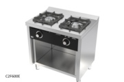 cocina gas con soporte serie 600 hr fainca