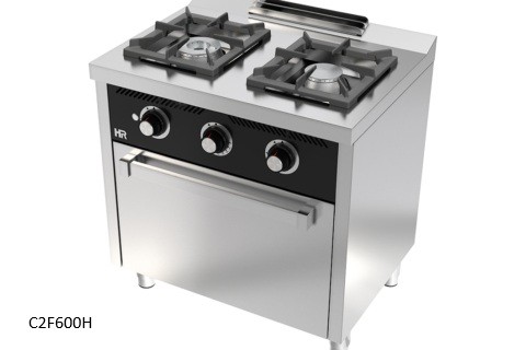 cocina gas con horno serie 600 hr fainca