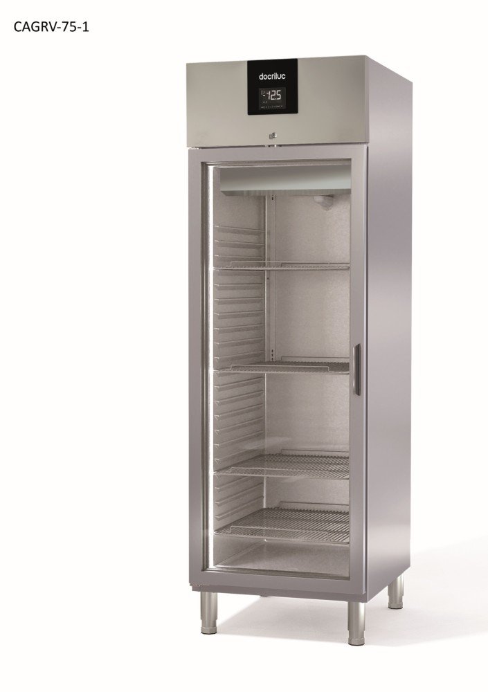 ARMARIO REFRIGERADO PUERTA DE CRISTAL GN 2/1 660 mm MIRAGE