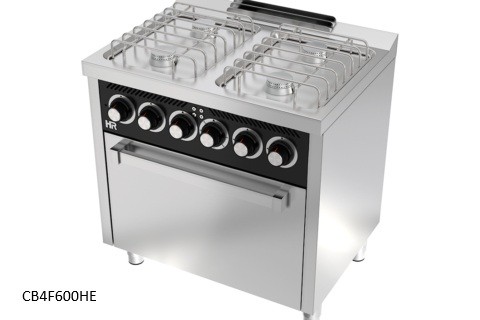 COCINA GAS CON HORNO ELÉCTRICO SERIE 600 BASIC HR