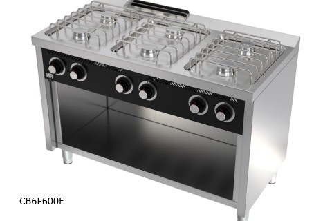 cocina gas con soporte serie 600 basic hr fainca 2