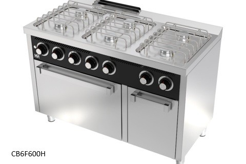 cocina gas con horno serie 600 basic hr fainca 1
