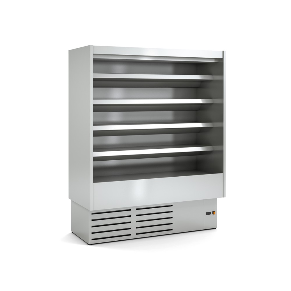 vitrina expositora mural inox fondo 797 docriluc