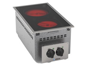 cocina vitroceramica encastrable para buffet drop in show cooking
