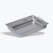cubeta gastronorm acero inoxidable con asas