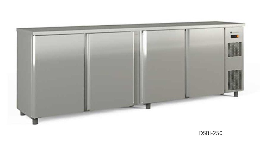 expositores refrigerados acero inoxidable bebidas snack bar vertical docriluc 2