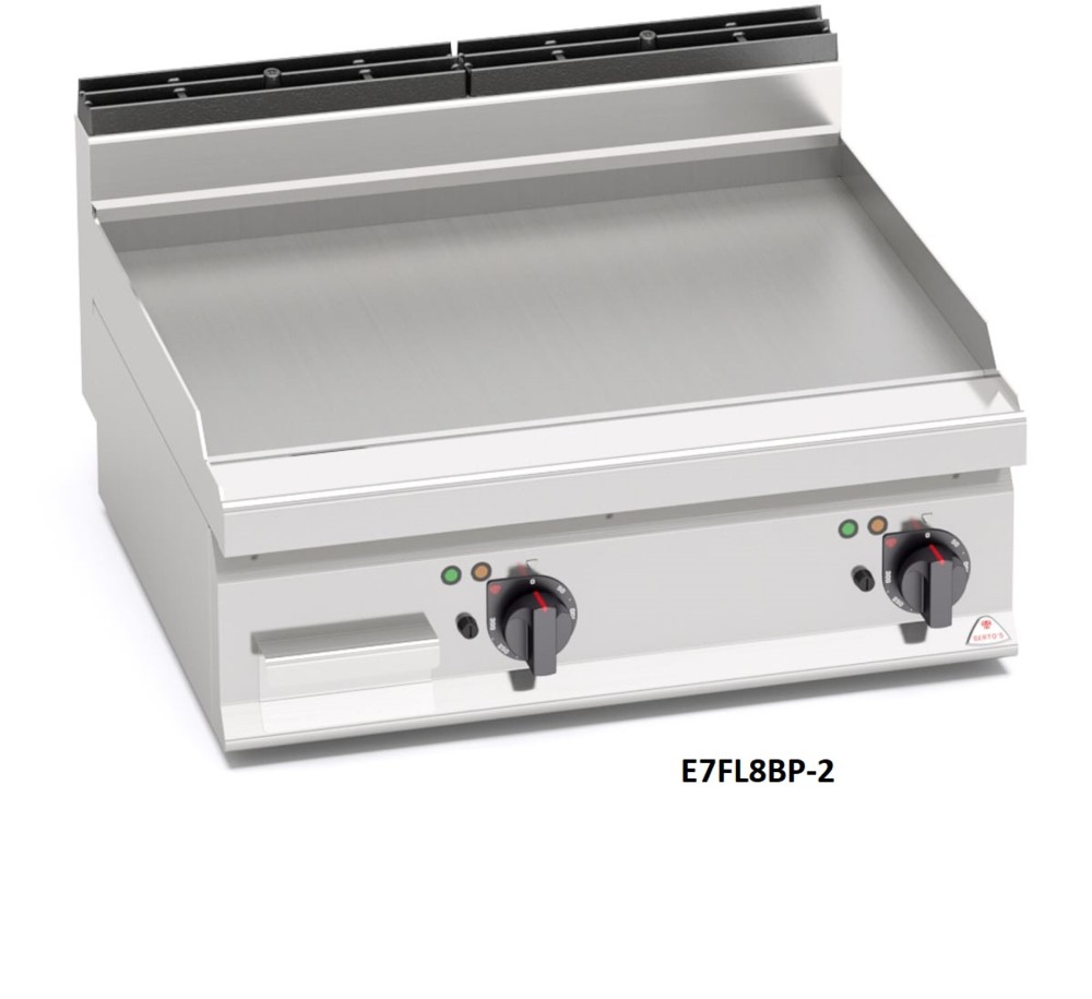 FRY-TOP ELECTRICO ACERO RECTIFICADO SOBREMESA BERTO´S 1