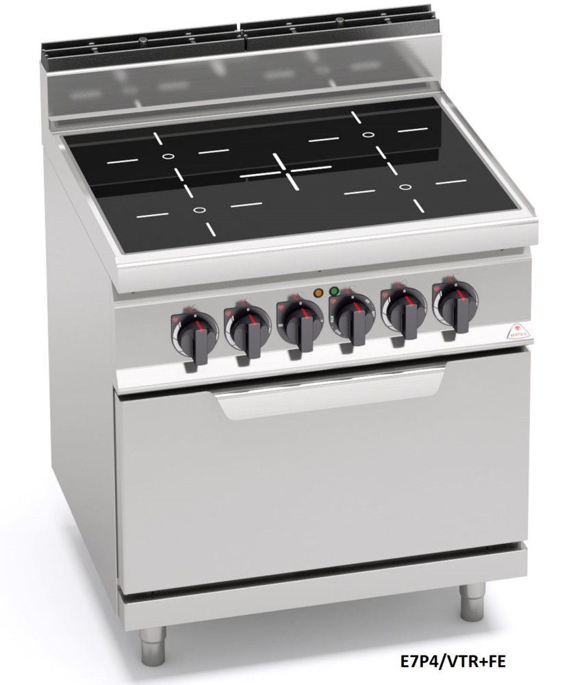 COCINA VITROCERAMICA CON HORNO FONDO 700 BERTO´S