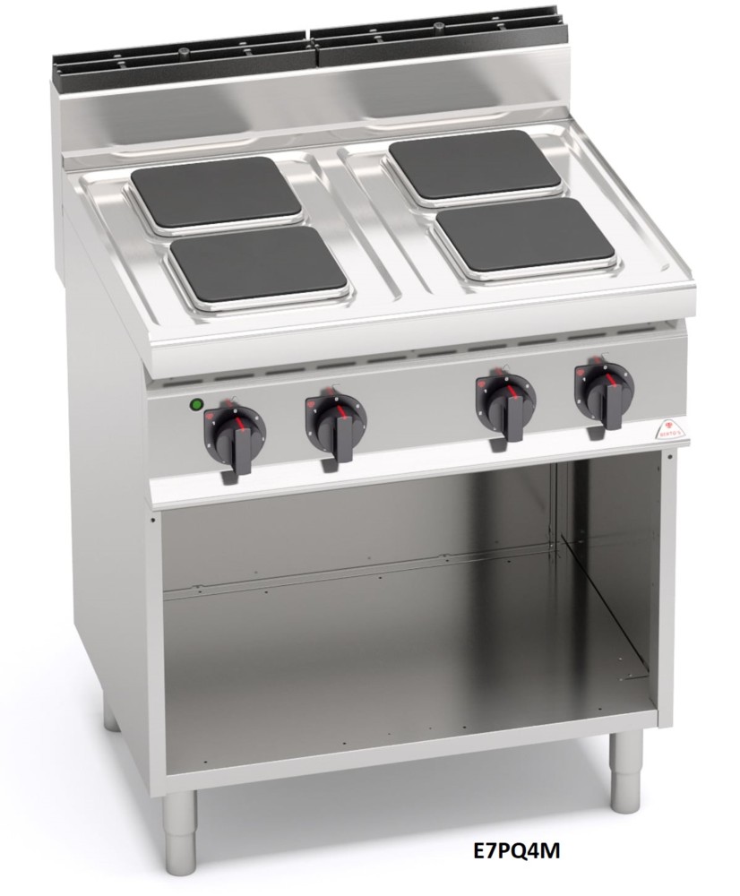 COCINA ELÉCTRICA CON SOPORTE FUEGOS CUADRADOS BERTO´S 1