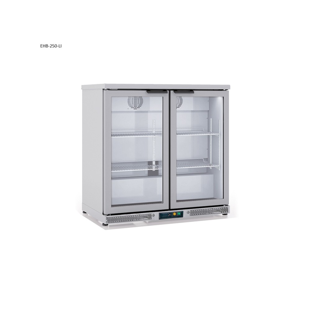 expositor refrigerado acero inoxidable bebidas vertical docriluc 1