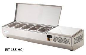 expositor de ingredientes refrigerado para pizzerias edenox