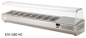 EXPOSITOR DE INGREDIENTES REFRIGERADO TAPA CRISTAL 1