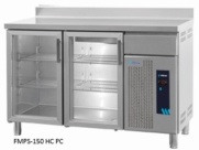 MESAS REFRIGERADA SERIE 600 FRENTE MOSTRADOR CON PUERTAS DE CRISTAL