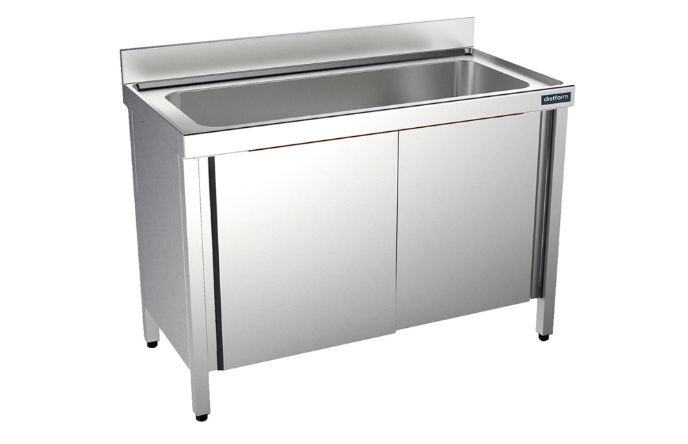 fregadero gran capacidad con puertas para hosteleria distform
