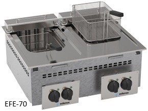 freidora electrica encastrable drop in buffet edenox 1