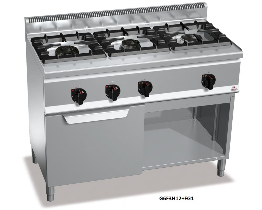 COCINA A GAS CON HORNO HIGH POWER BERTO´S