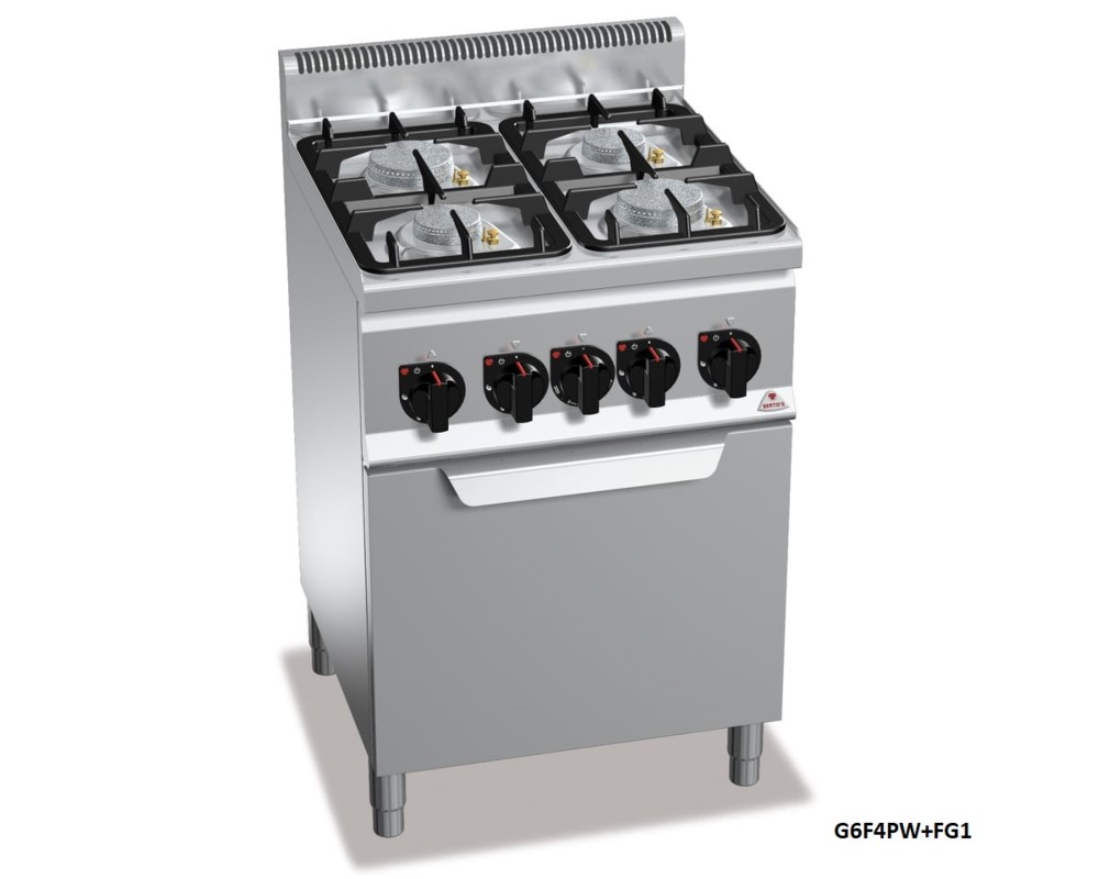 COCINA A GAS CON HORNO ECO POWER BERTO´S