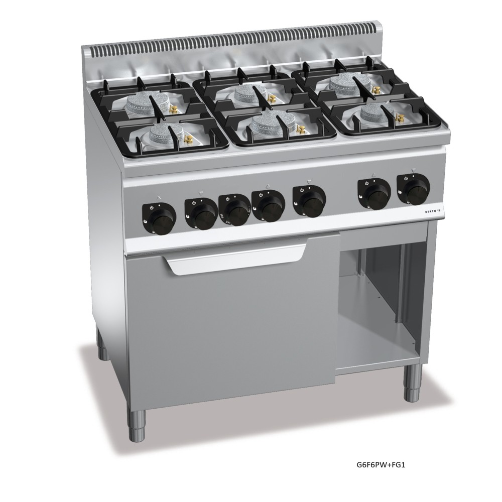 COCINA A GAS CON HORNO ECO POWER BERTO´S 1