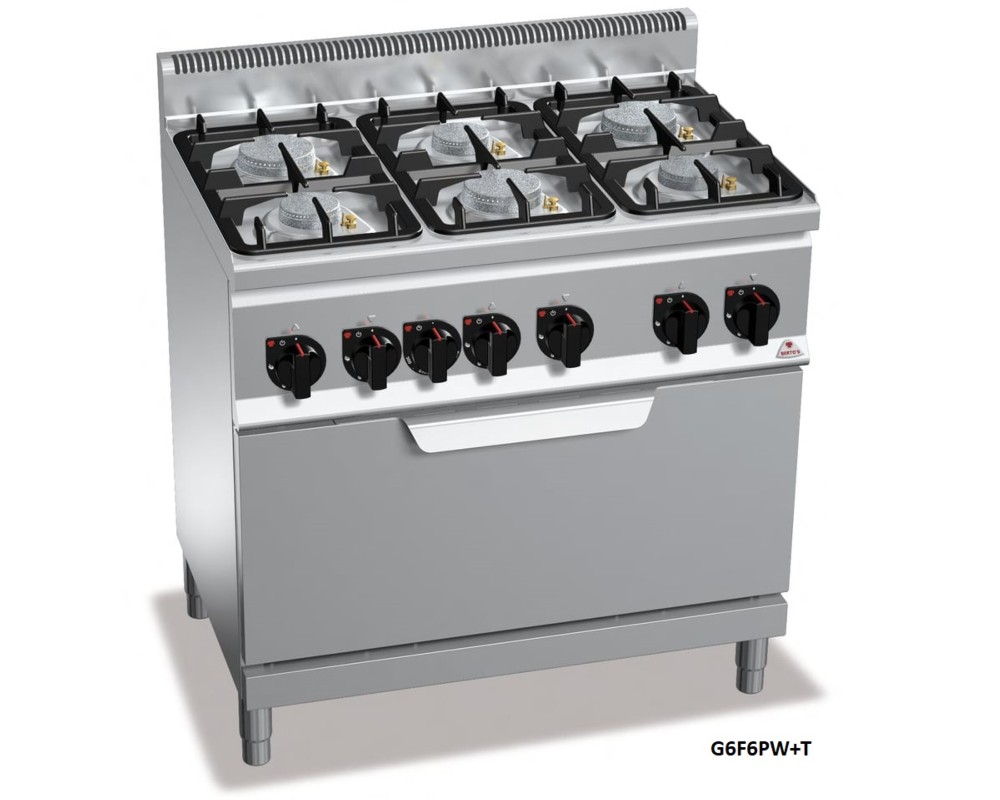 COCINA A GAS CON HORNO ECO POWER BERTO´S 2