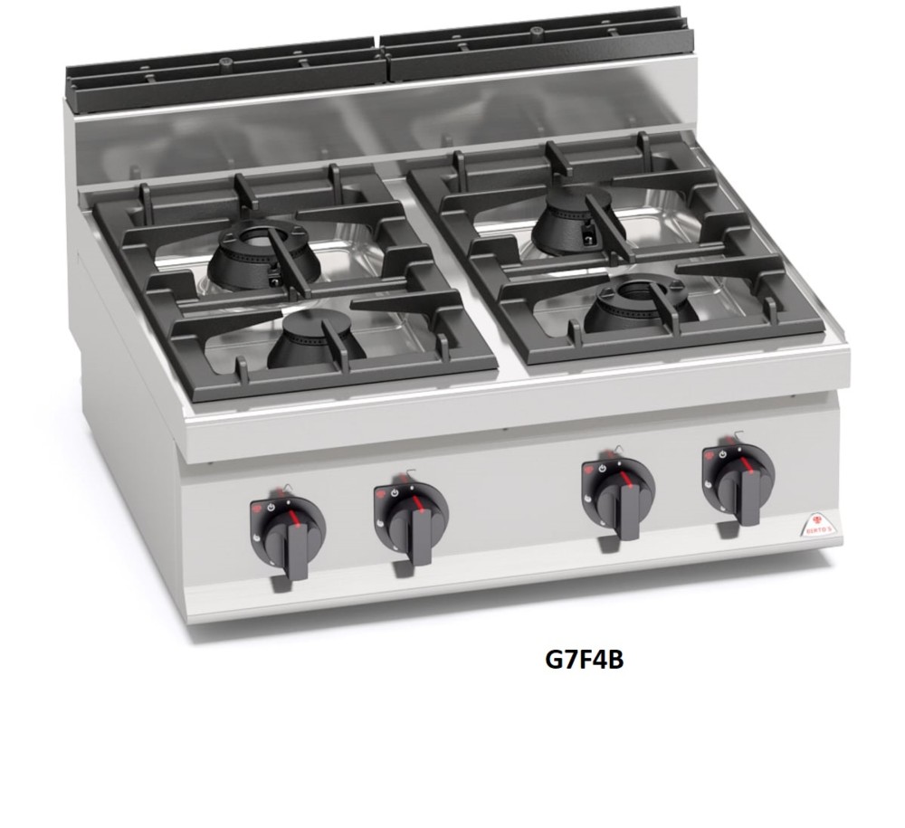 COCINA A GAS SERIE 700 SOBREMESA BERTO´S 1