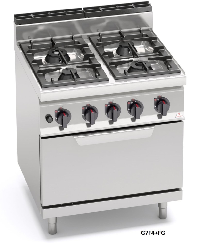 COCINA SERIE 700 A GAS CON HORNO BERTO´S