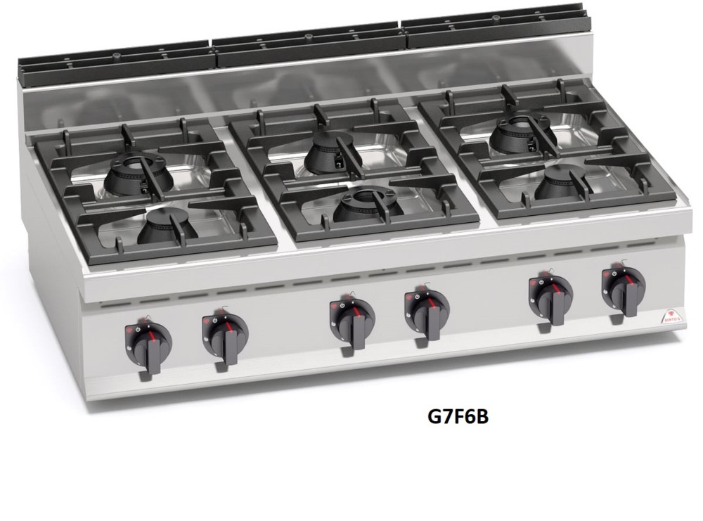 COCINA A GAS SERIE 700 SOBREMESA BERTO´S 2