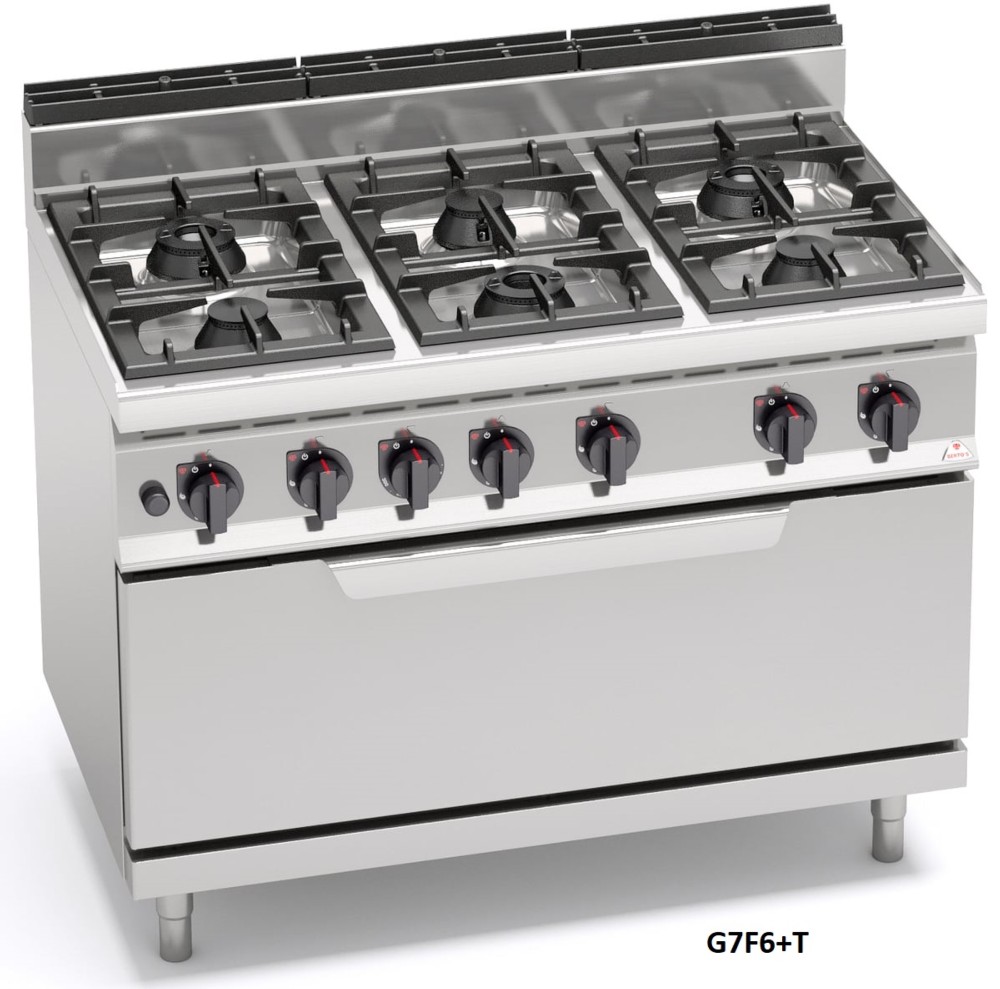 COCINA SERIE 700 A GAS CON HORNO BERTO´S 2