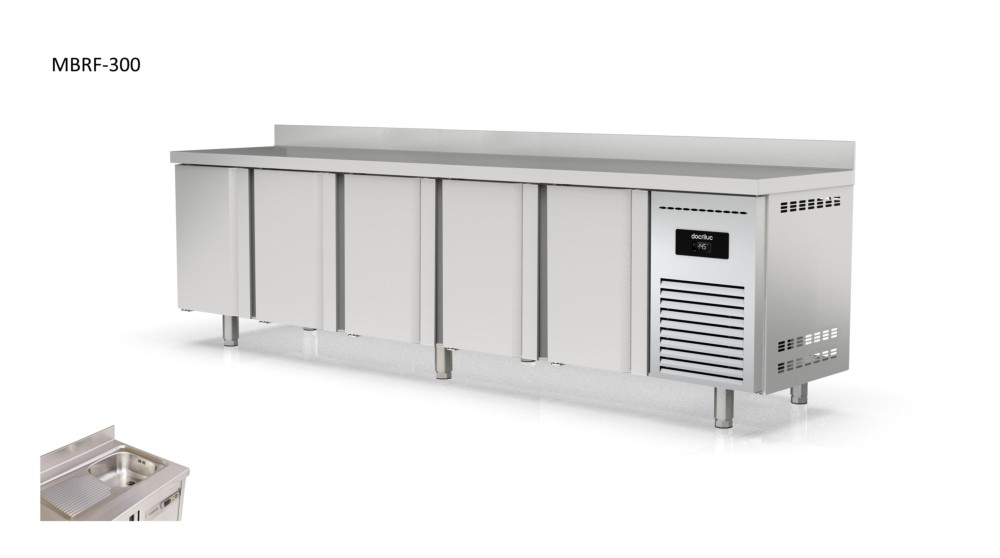 mesa refrigerada con fregadero snack docriluc 3