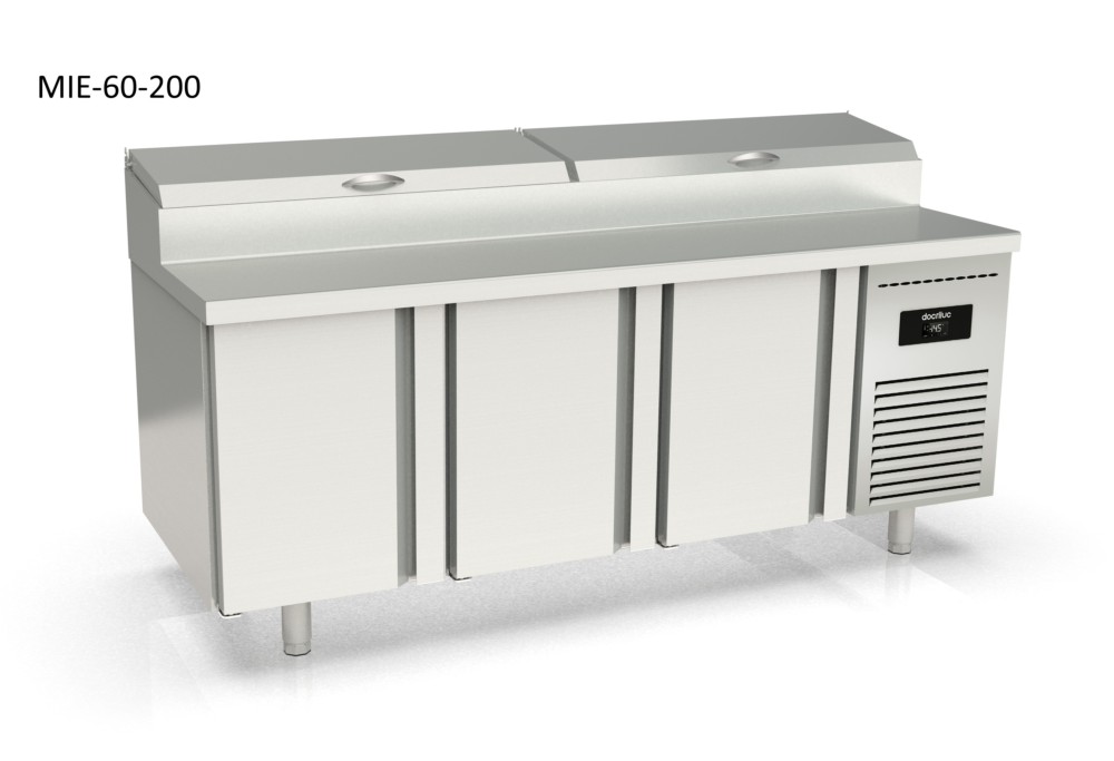 mesa refrigerada gastronorm 1/1 preparacion ensaladas cheff docriluc 1