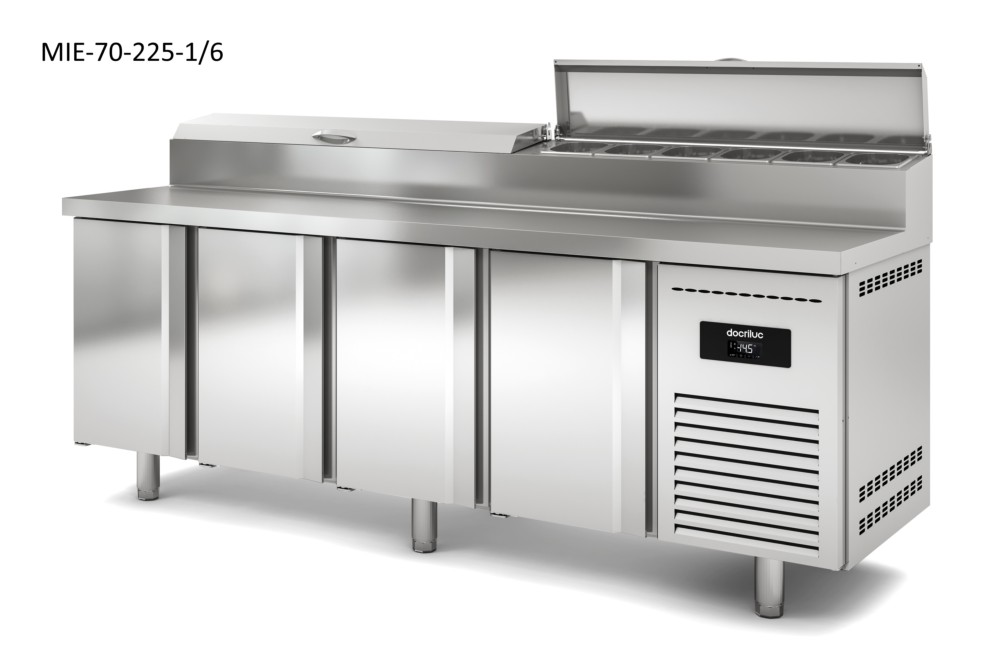 mesa refrigerada gastronorm 1/1 preparacion sushi cheff docriluc 1