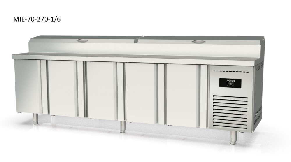 mesa refrigerada gastronorm 1/1 preparacion sushi cheff docriluc 2