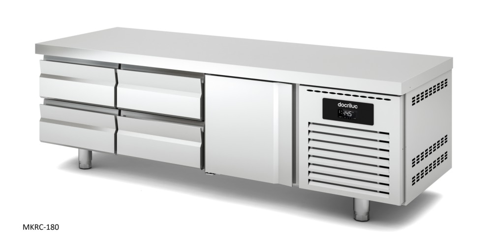 mesa refrigerada gastronorm 1/1 bajo cocina con cajones refrigerados docriluc 1