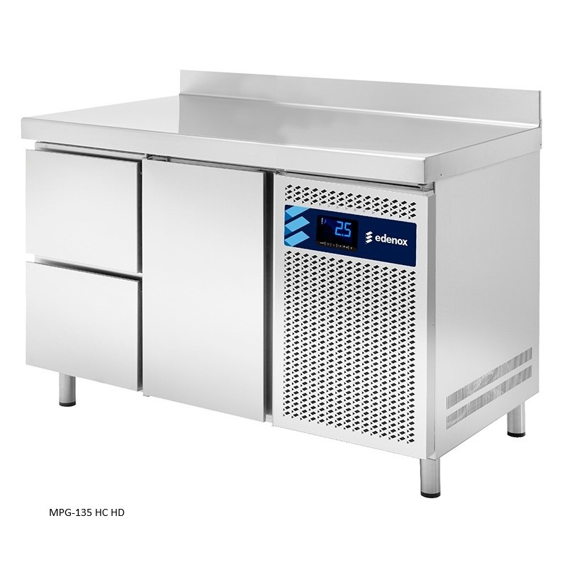 nevera mesa refrigerada gastronorm con cajones para hosteleria restaurantes edenox