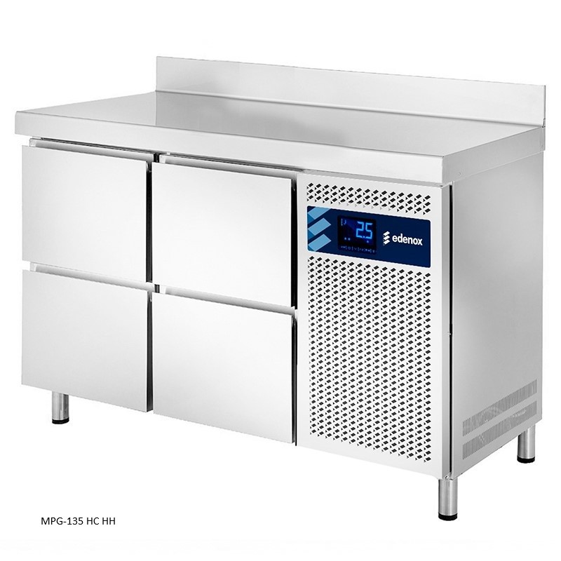 nevera mesa refrigerada gastronorm con cajones para hosteleria restaurantes edenox 1