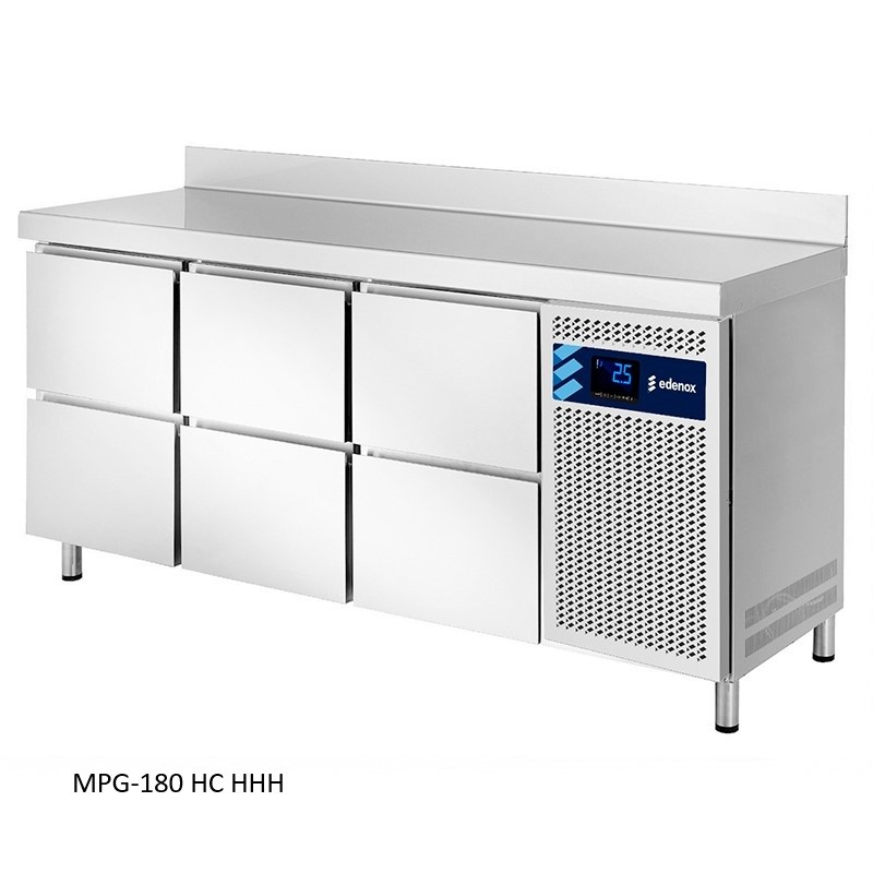 nevera mesa refrigerada gastronorm con cajones para hosteleria restaurantes edenox 4