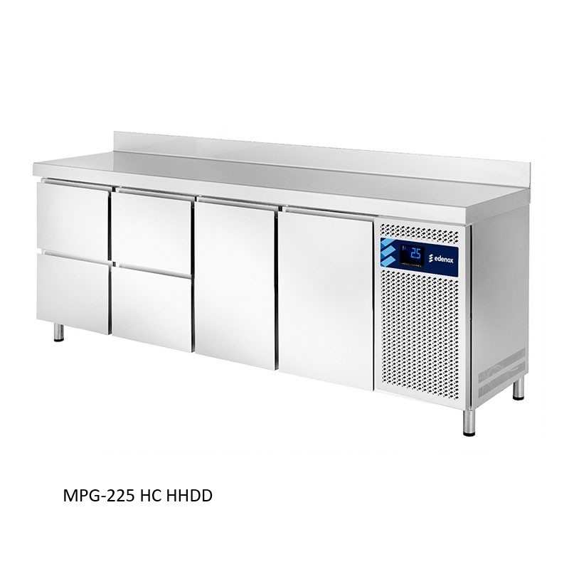 nevera mesa refrigerada gastronorm con cajones para hosteleria restaurantes edenox 6