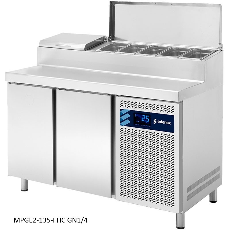 mesa refrigerada de hosteleria preparacion de ensaladas edenox