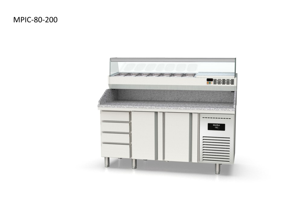 mesa refrigerada pizzerias fondo 800 docriluc